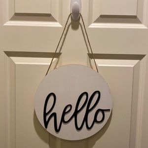 12 x 12 wooden decorative sign.